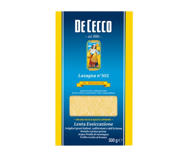 De Cecco Lasagna N*502 - 12*500gm