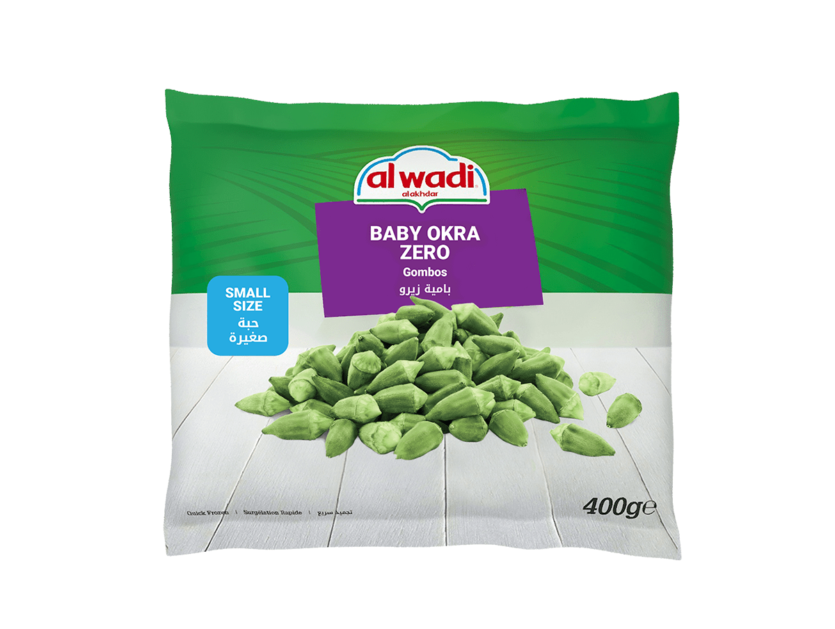 Al Wadi Baby Okra - 20*400gm