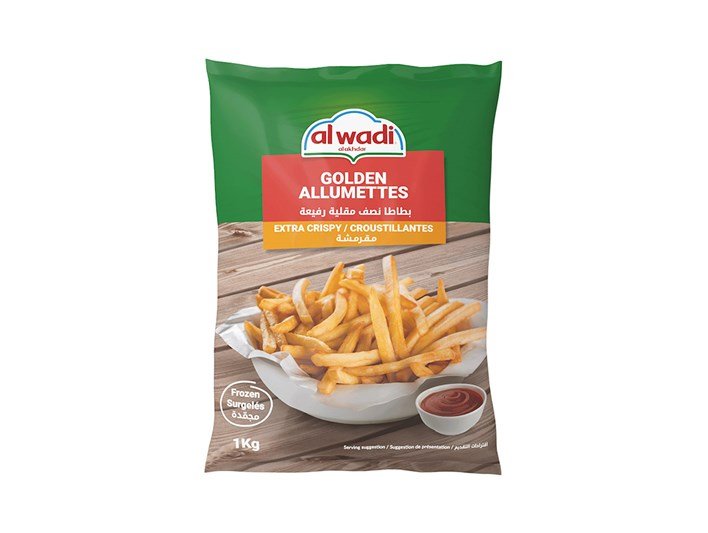 Al Wadi Frozen Coated Pommes Allumettes - 10*1kg