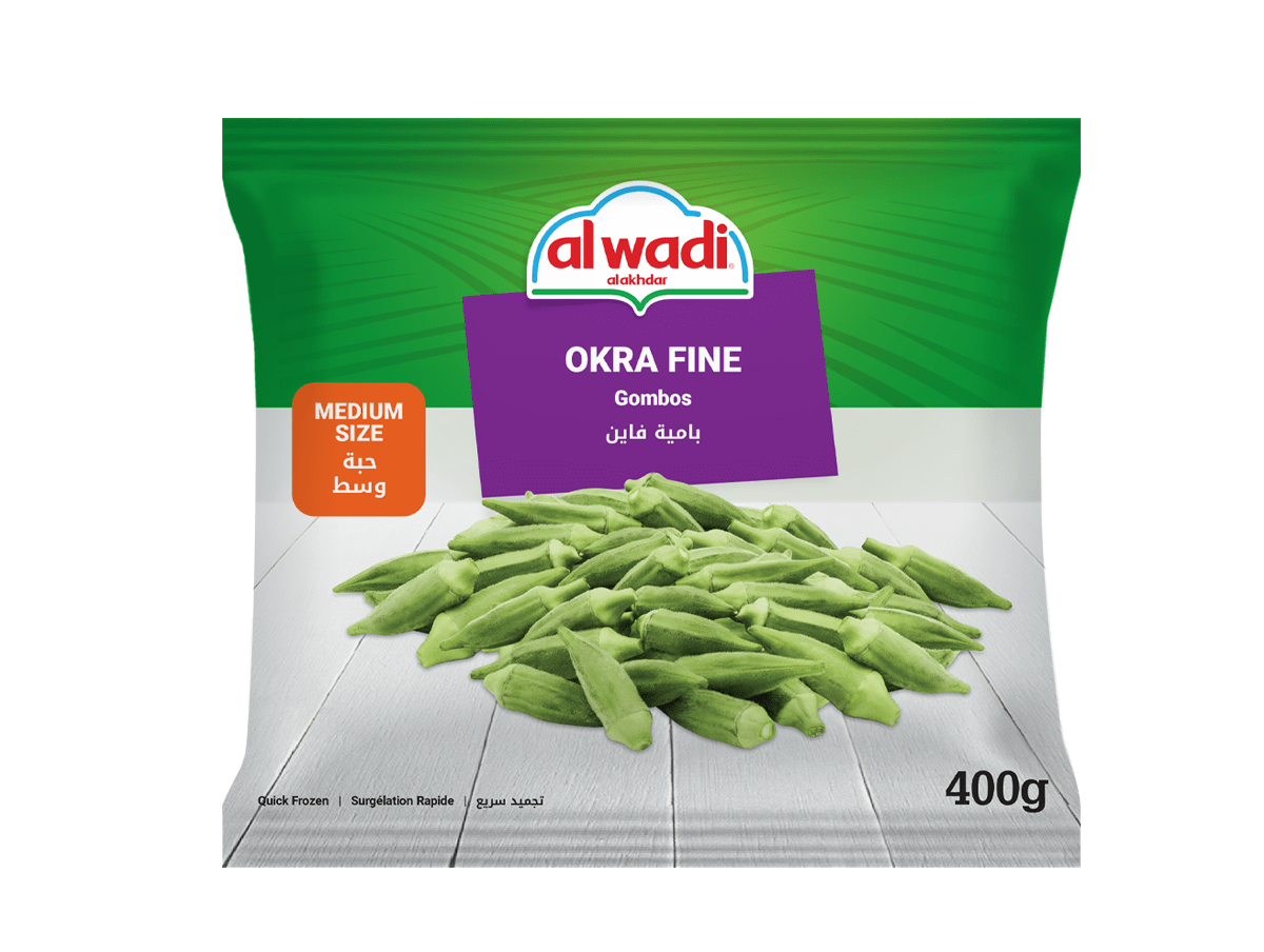 Al Wadi Frozen Okra Medium - 20*400gm