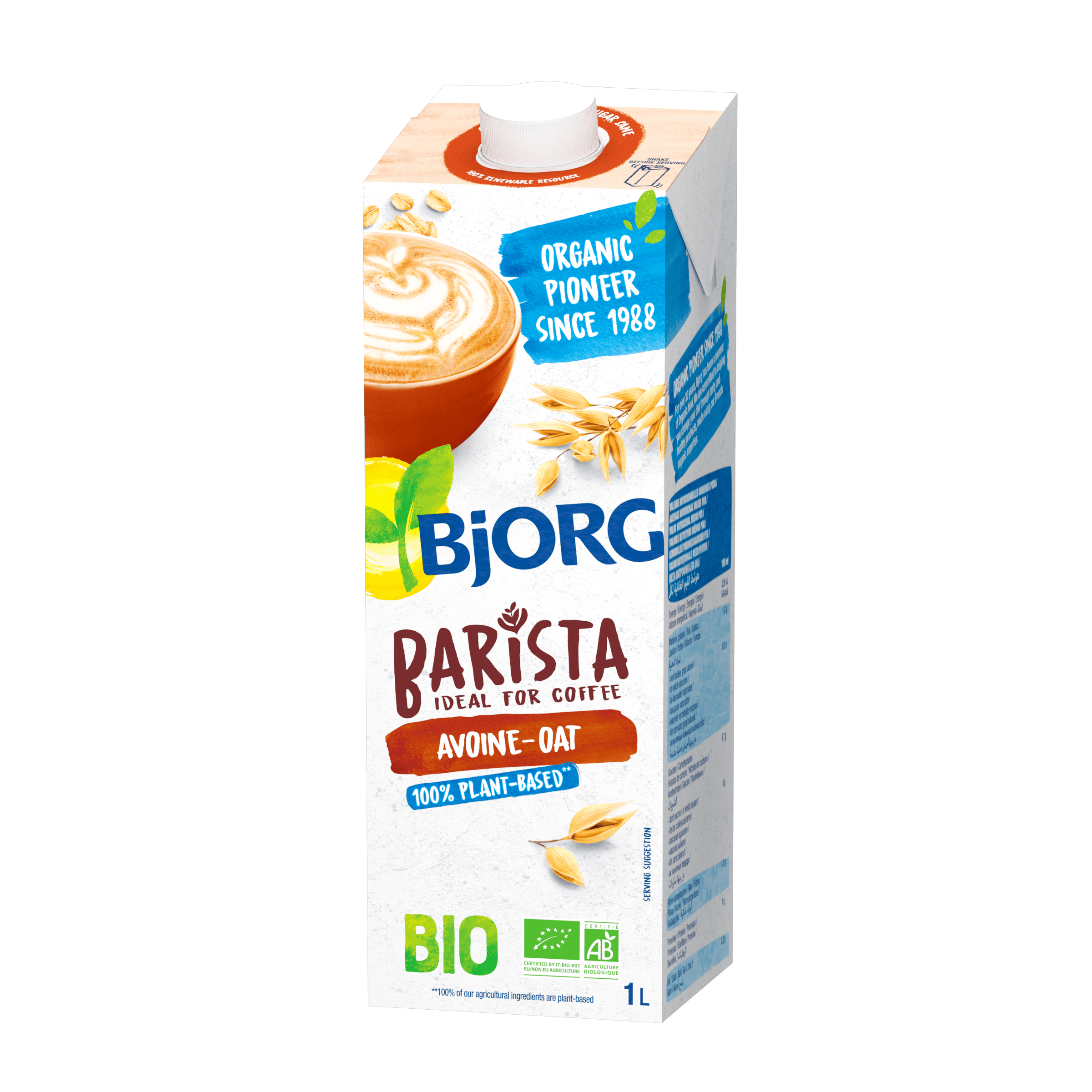 Bjorg Barista Oat Drink - 6*1ltr