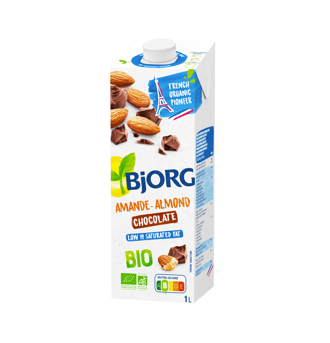 Bjorg Chocolate Almond Milk - 12*1ltr