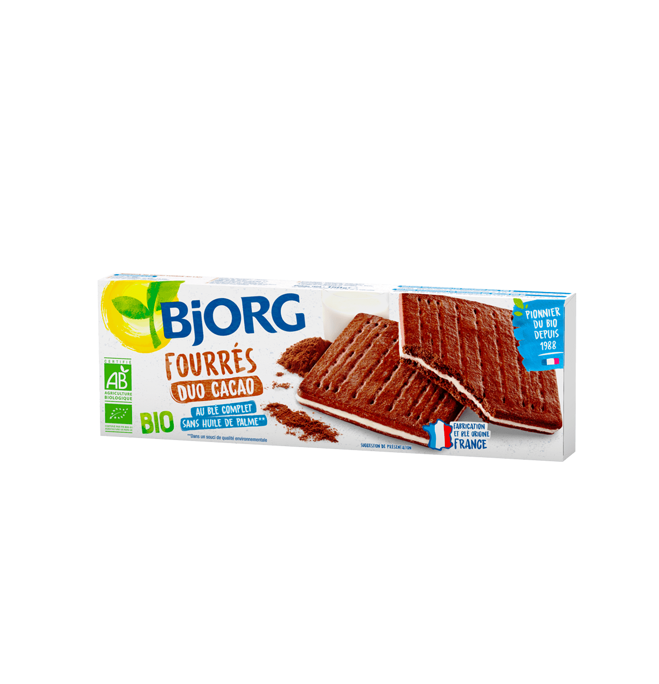 Bjorg Double Cocoa Filling Biscuit - 14*150gm