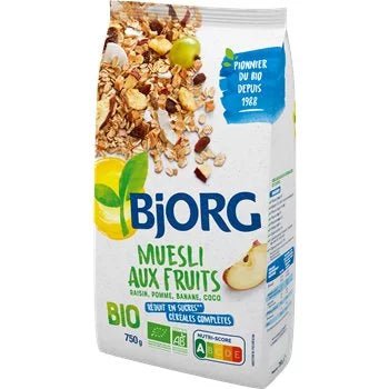 Bjorg Muesli Cereal with fruits - 6*750gm