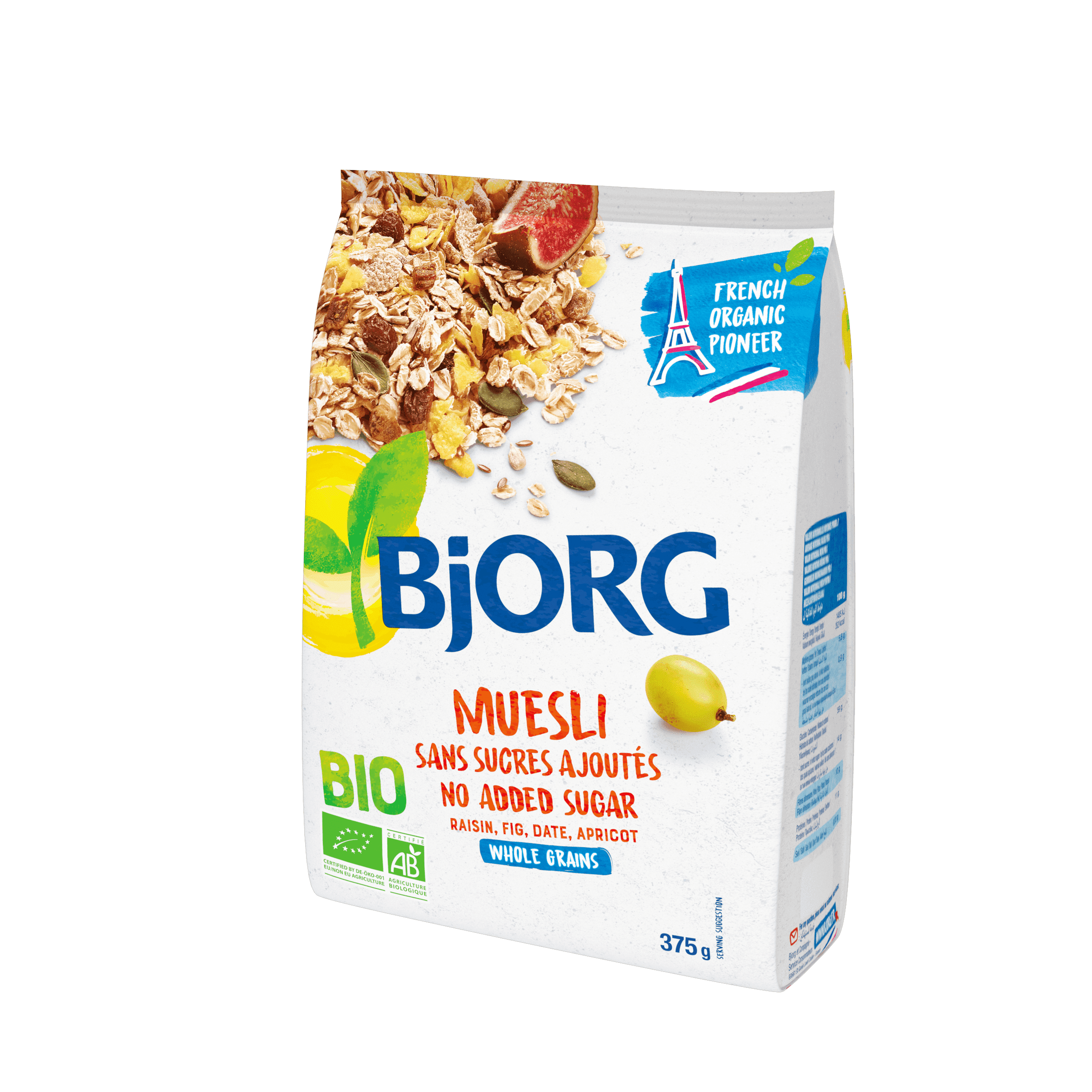 Bjorg Muesli With No Added Sugar - 12*375gm