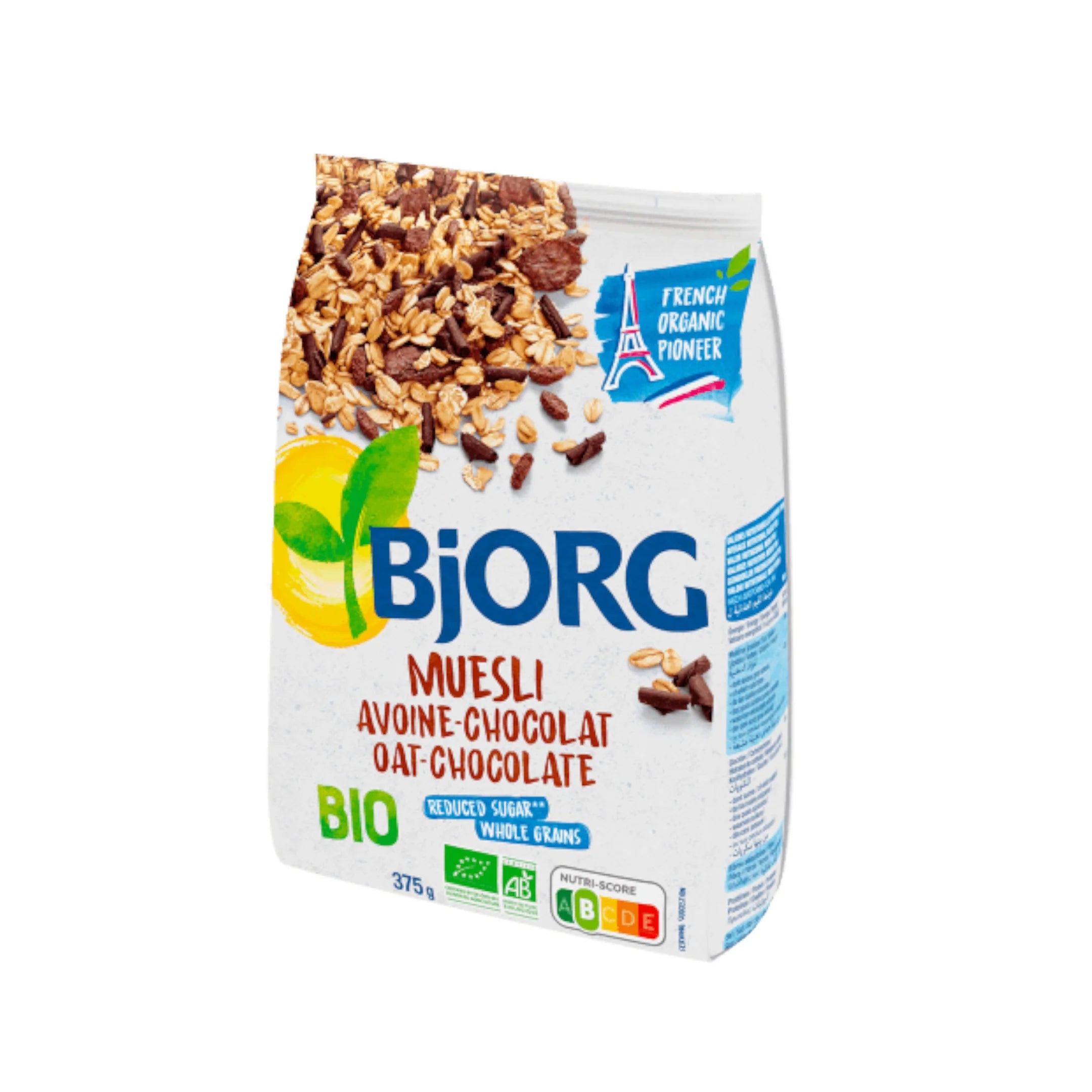 Bjorg Oat Chocolate Muesli Cereals - 12*375gm