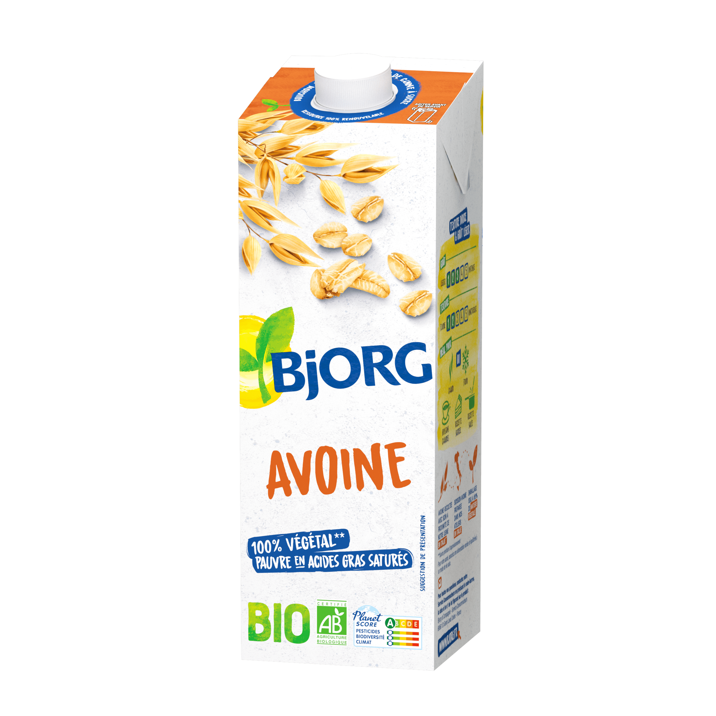 Bjorg Oat Vegetable Drink - 12*1ltr