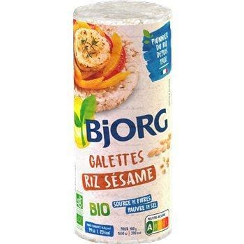 Bjorg Sesame Rice Cake - 12*130gm