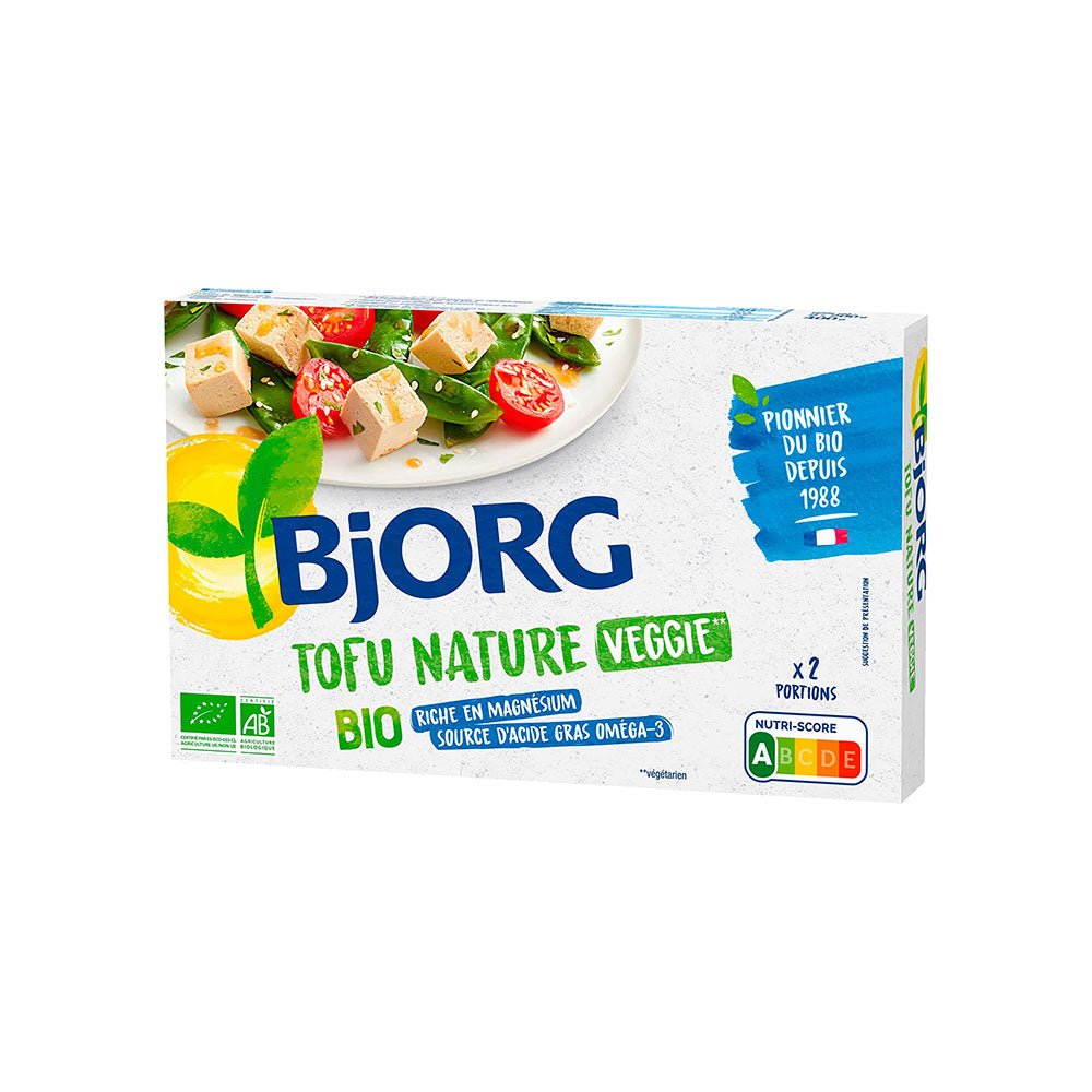 Bjorg Tofu Nature Vegg - 10*400gm