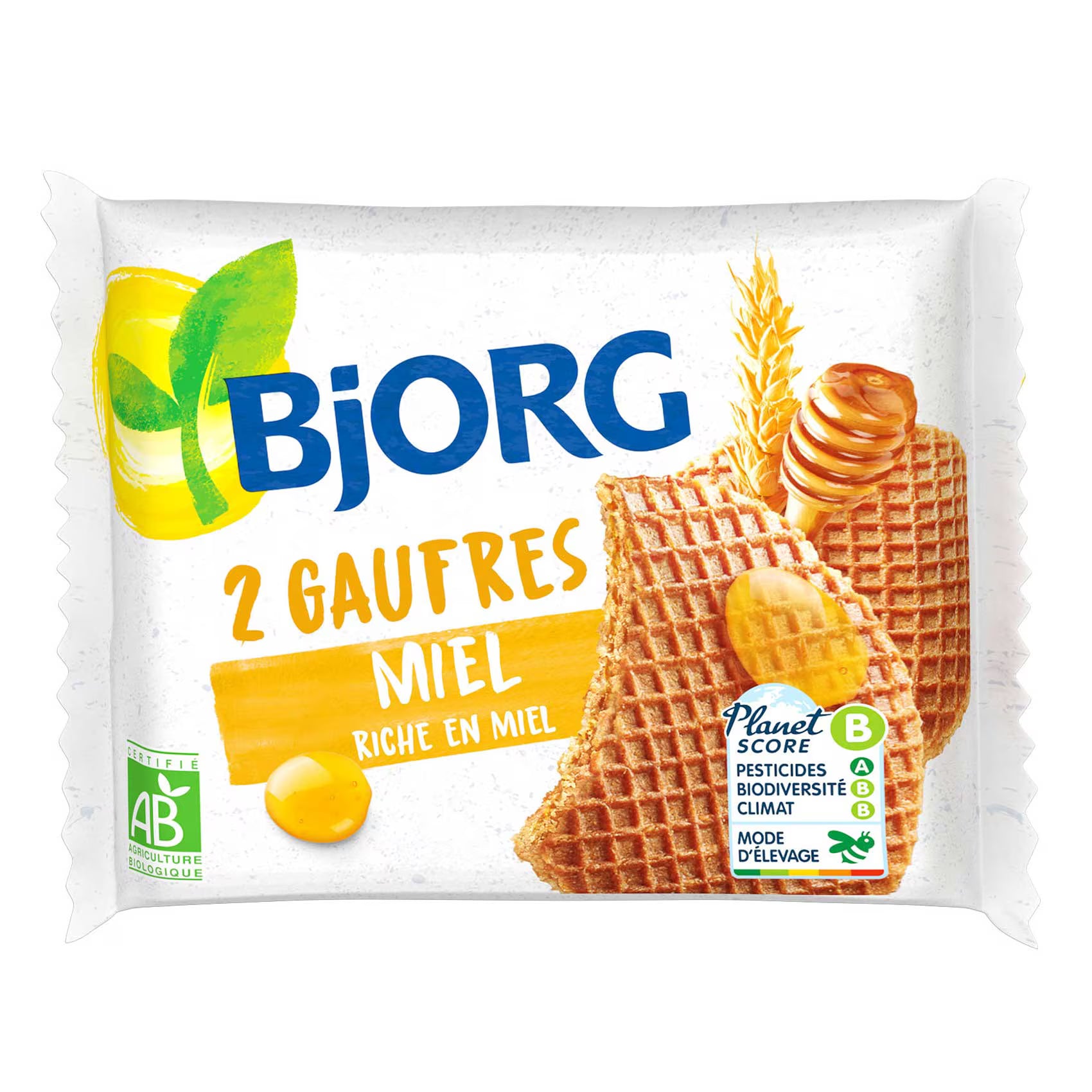 Bjorg Waffles with Honey filling - 10*58gm