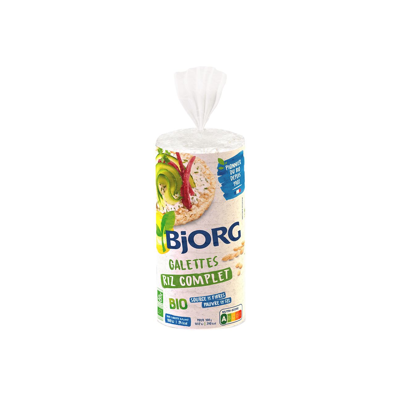 Bjorg Whole Meal Rice Cake - 12*130gm