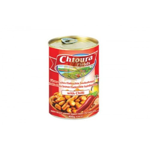 Chtoura FAVA BEANS WITH CHILLI - 24*400GM