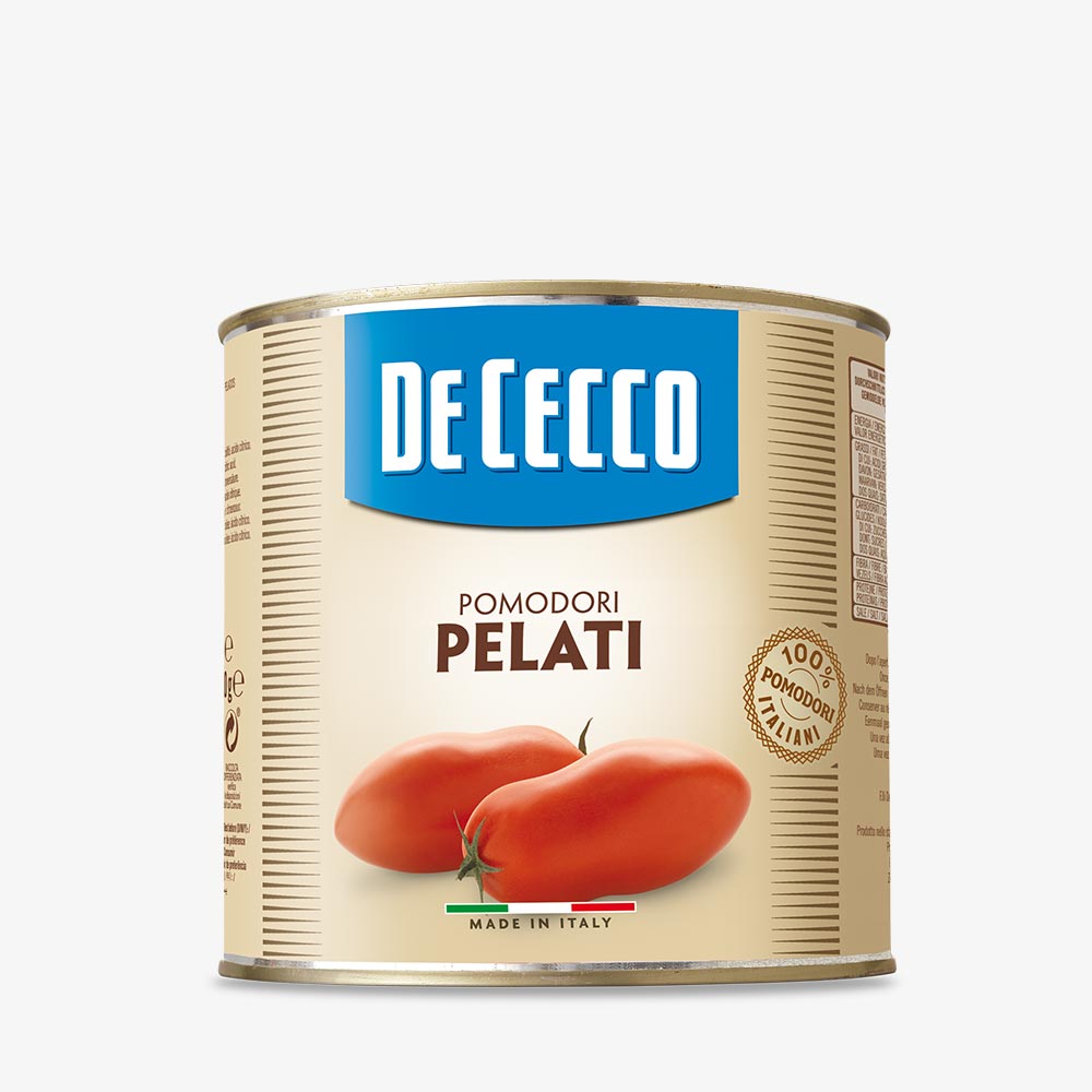 De Cecco Peeled Tomatoes Lat - 6*2.5kg