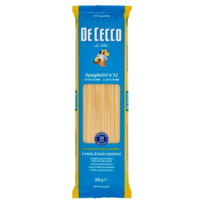 De Cecco Spaghetti Con Spinaci N12 - 20*500gm