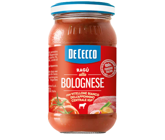 De Cecco Sugo Bolognese - 12*190gm