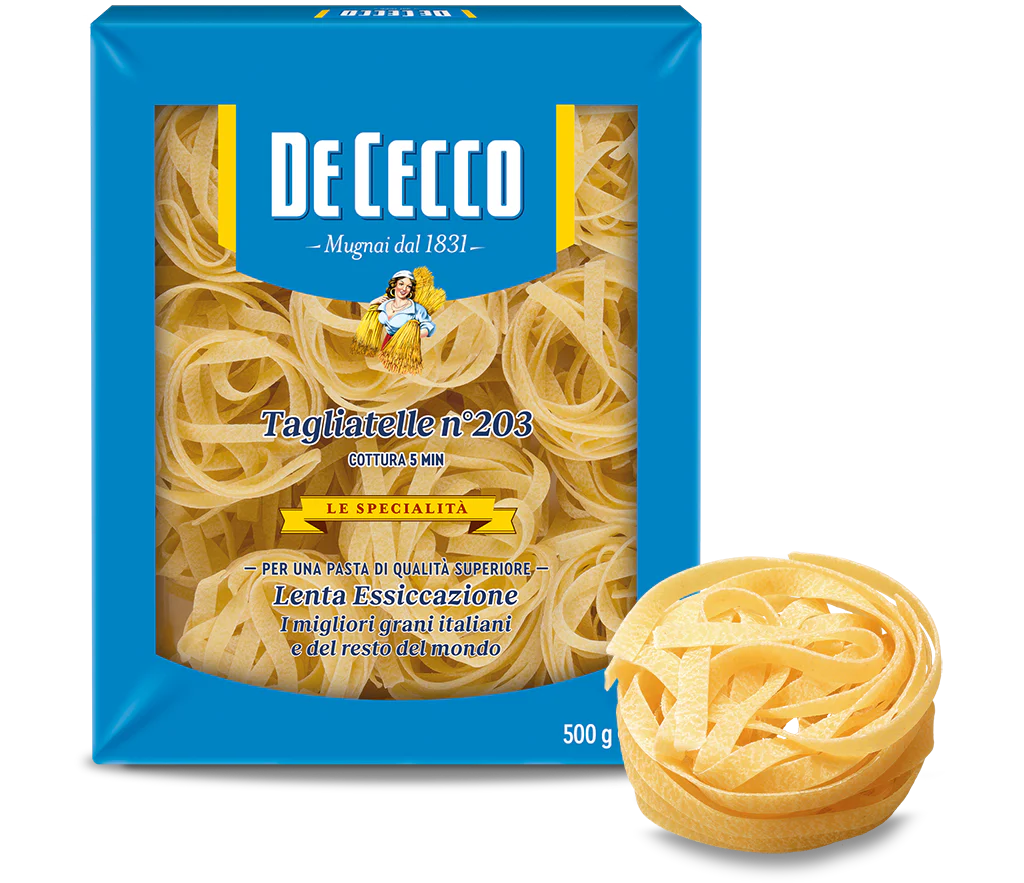 De Cecco Taglialella Nidi Semola N`203 - 8*500gm