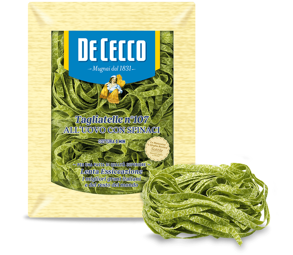 De Cecco Tagliat All Uovo Con Spinaci - 12*250gm