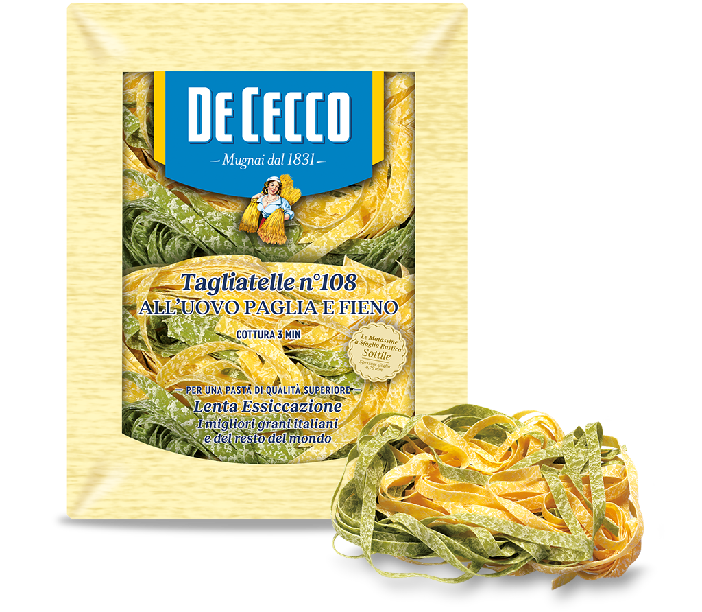 De Cecco Tagliat All Uovo Paglia fieno - 12*250gm