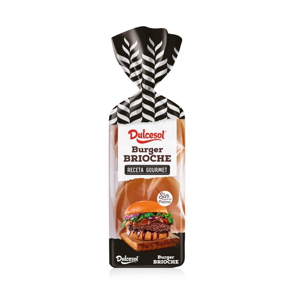 Dulcesol Brioche Burger Bread - 7*340gm
