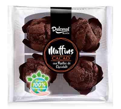 Dulcesol Chocolate Chips Cocoa Muffin - 6*300gm