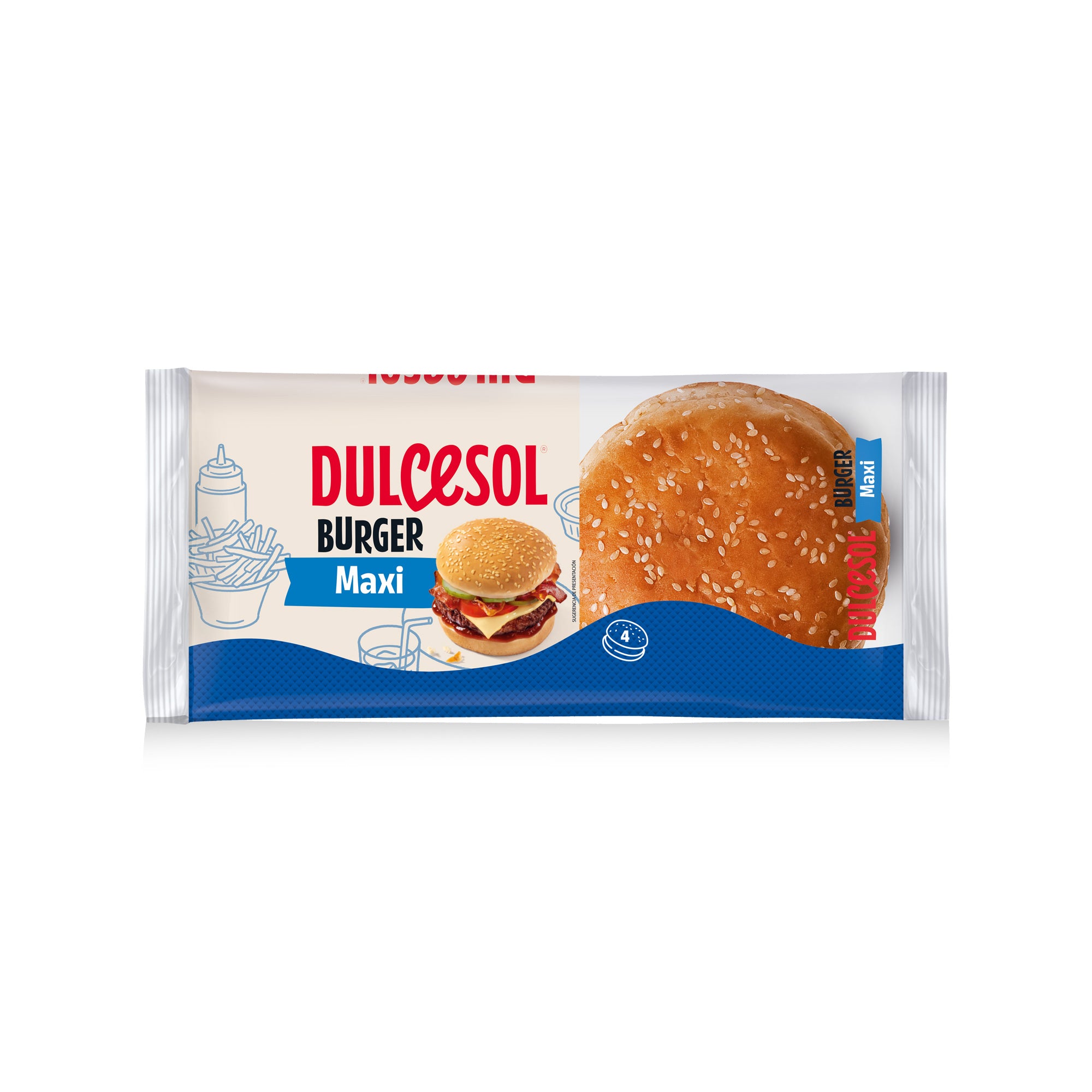 Dulcesol Maxi Burguer - 7*300gm