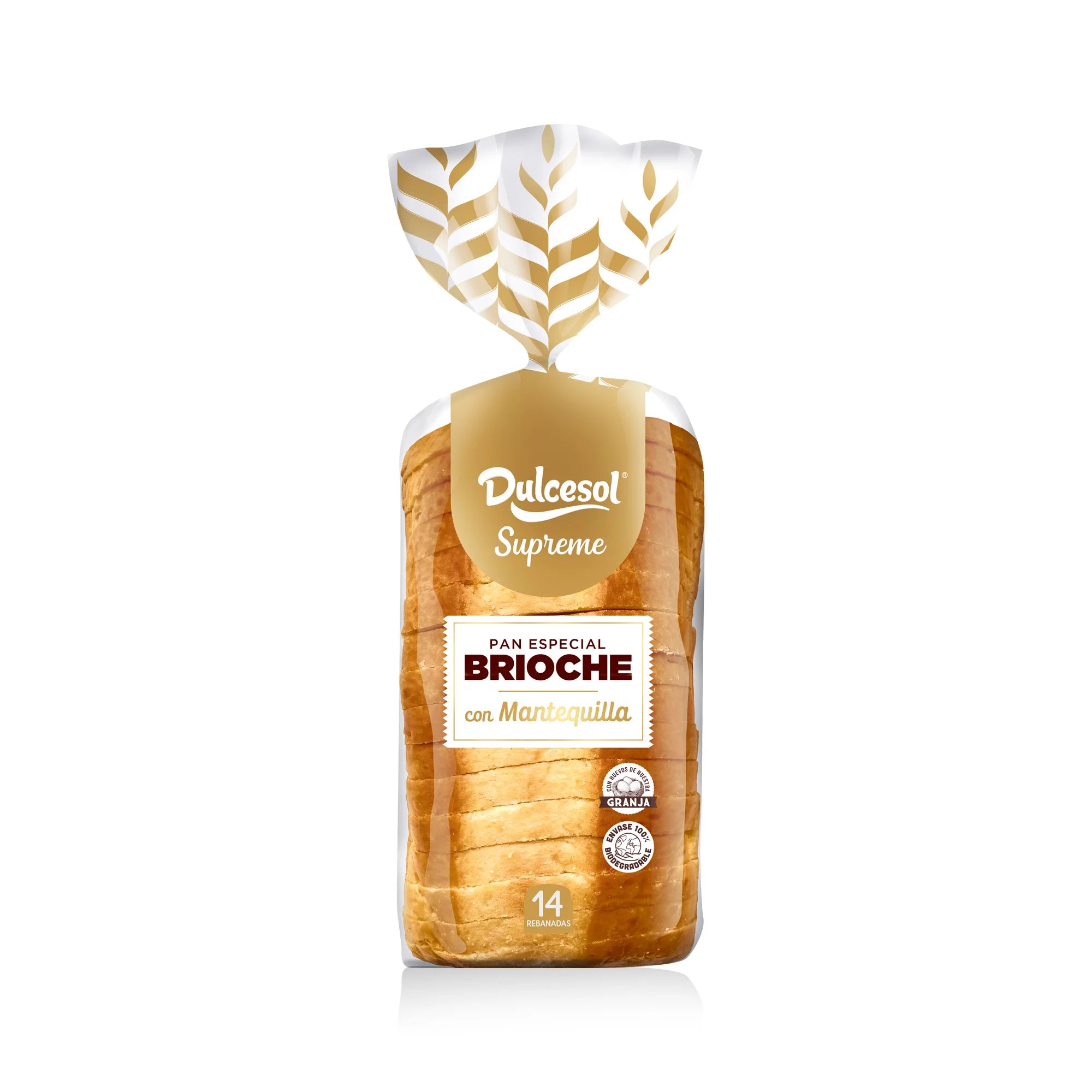 Dulcesol Slice Burger Brioche Bread with Butter - 7*450gm