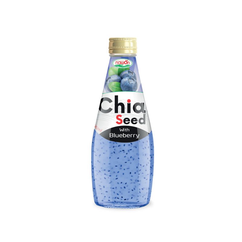 Nawon Chia Seed Drink Blueberry Flavor - 24*290ml