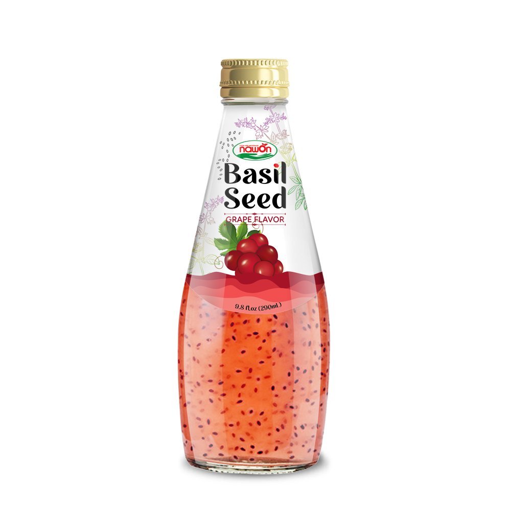 Nawon Chia Seed Drink Red Grape Flavor - 24*290ml