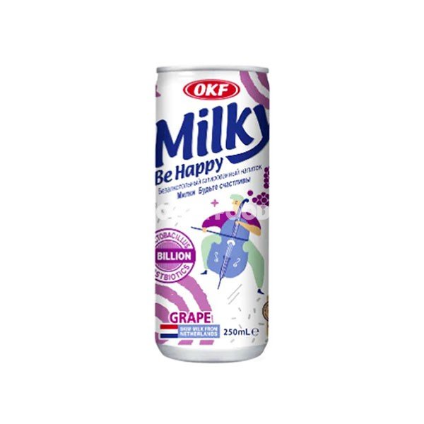 OKF Milky Be Happy Grape - 24*250ml