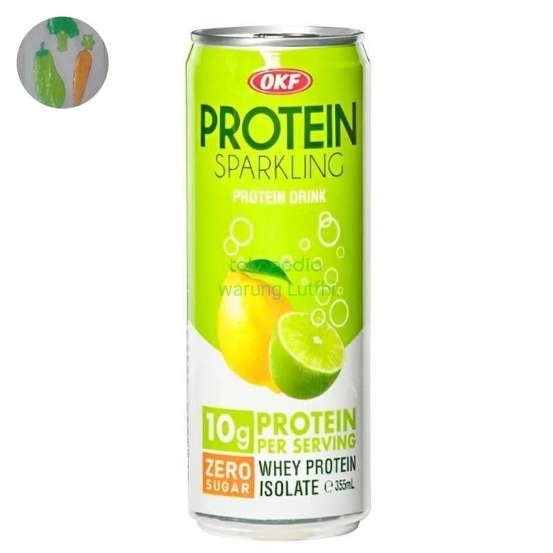OKF Protein Sparkling Lemon Lime - 24*355ml