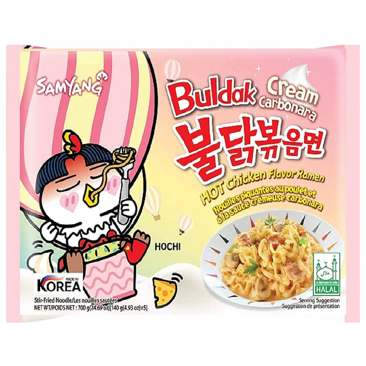 Samyang Hot Chicken Flavor Ramen Cream Carbonara - 40*140gm
