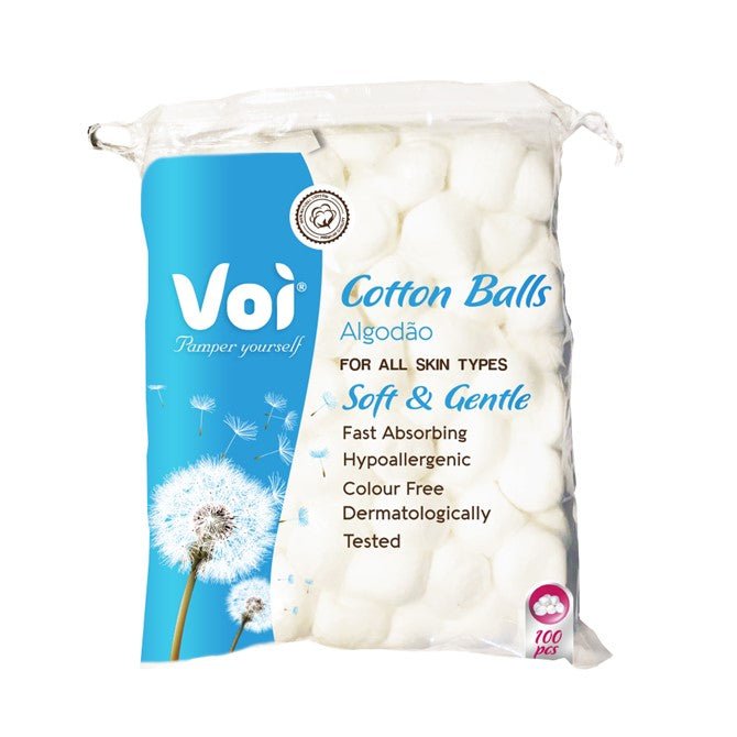 VOI COTTON WOOL BALLS 100 PCS