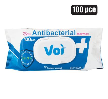 Voi Antibacterial Wet Wipes - 24*100 Pcs