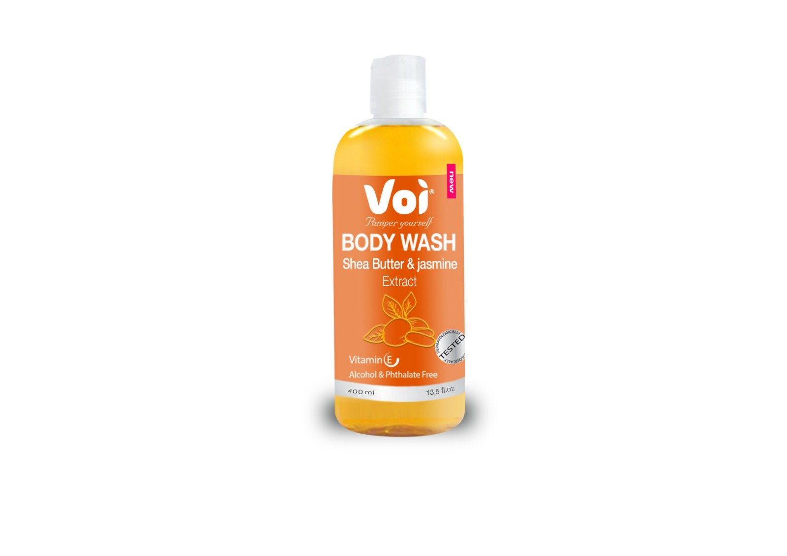 Voi Body Wash Shea Butter & Jasmine Extract - 12*400ml