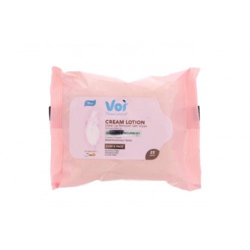 Voi Cream Lotion Make Up Wipes 48 Pcs