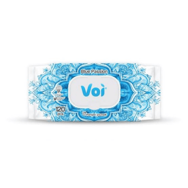 Voi Wet Wipes Blue Passion 120 Pcs